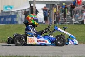 A big victory for Elliot Cox in the Micro Swift division (Photo: EKN)