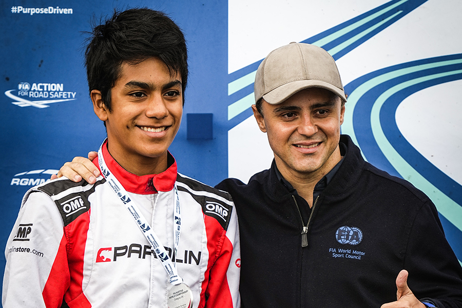 Jesse Carrasquedo Mexican driver alongside the elite of world karting