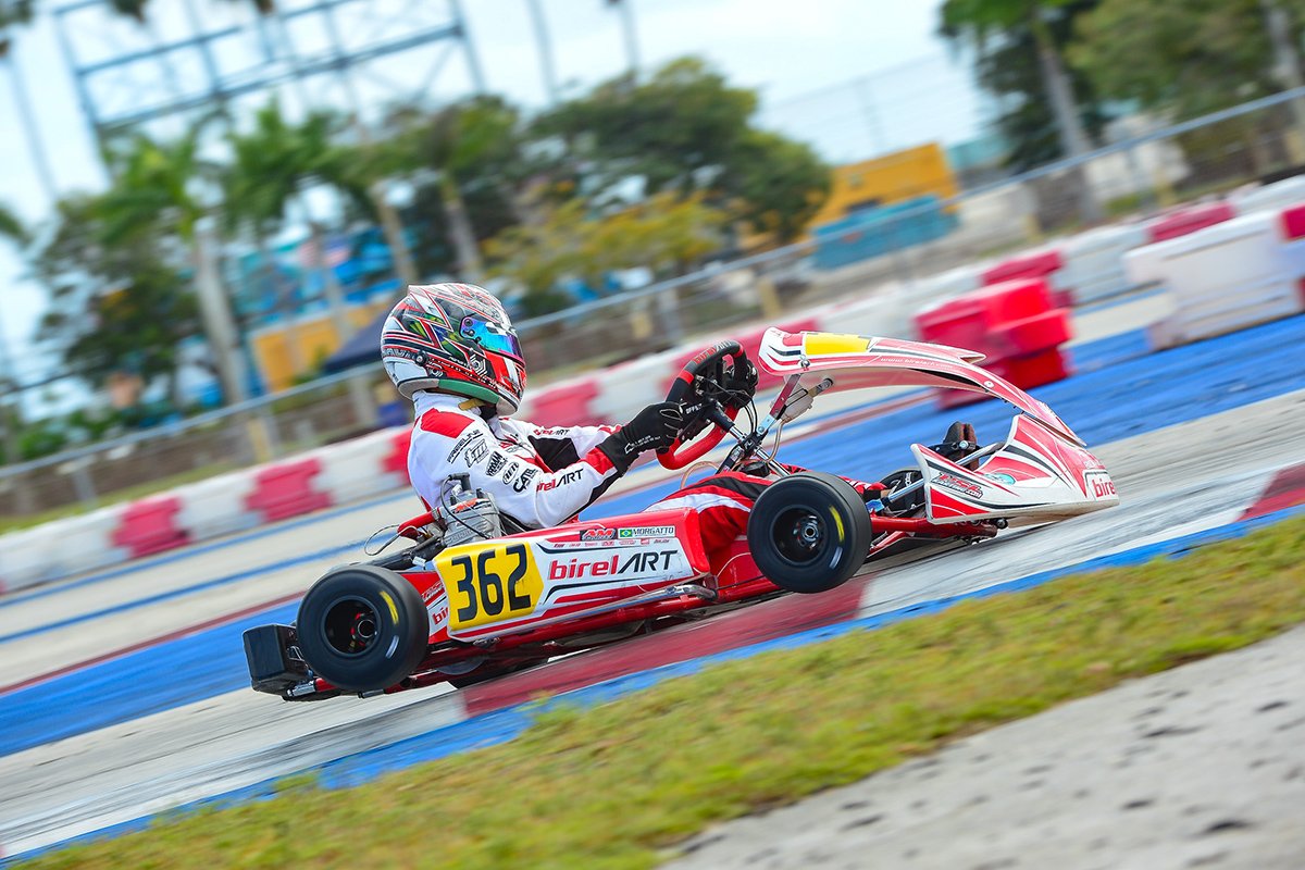 Birel ART North America Drivers Show Speed at SKUSA Winter Series
