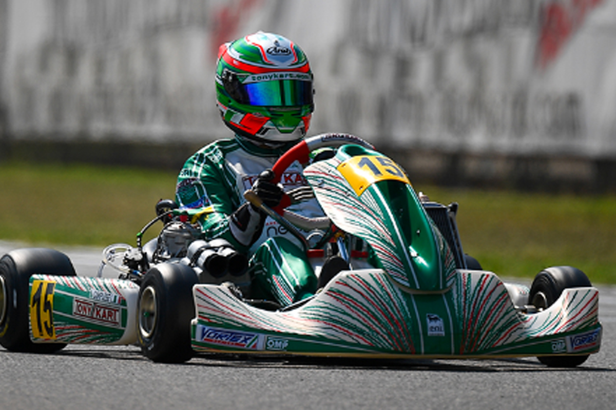 Tony Kart: Val Vibrata, A Podium Finish In Europe For Tony Kart In